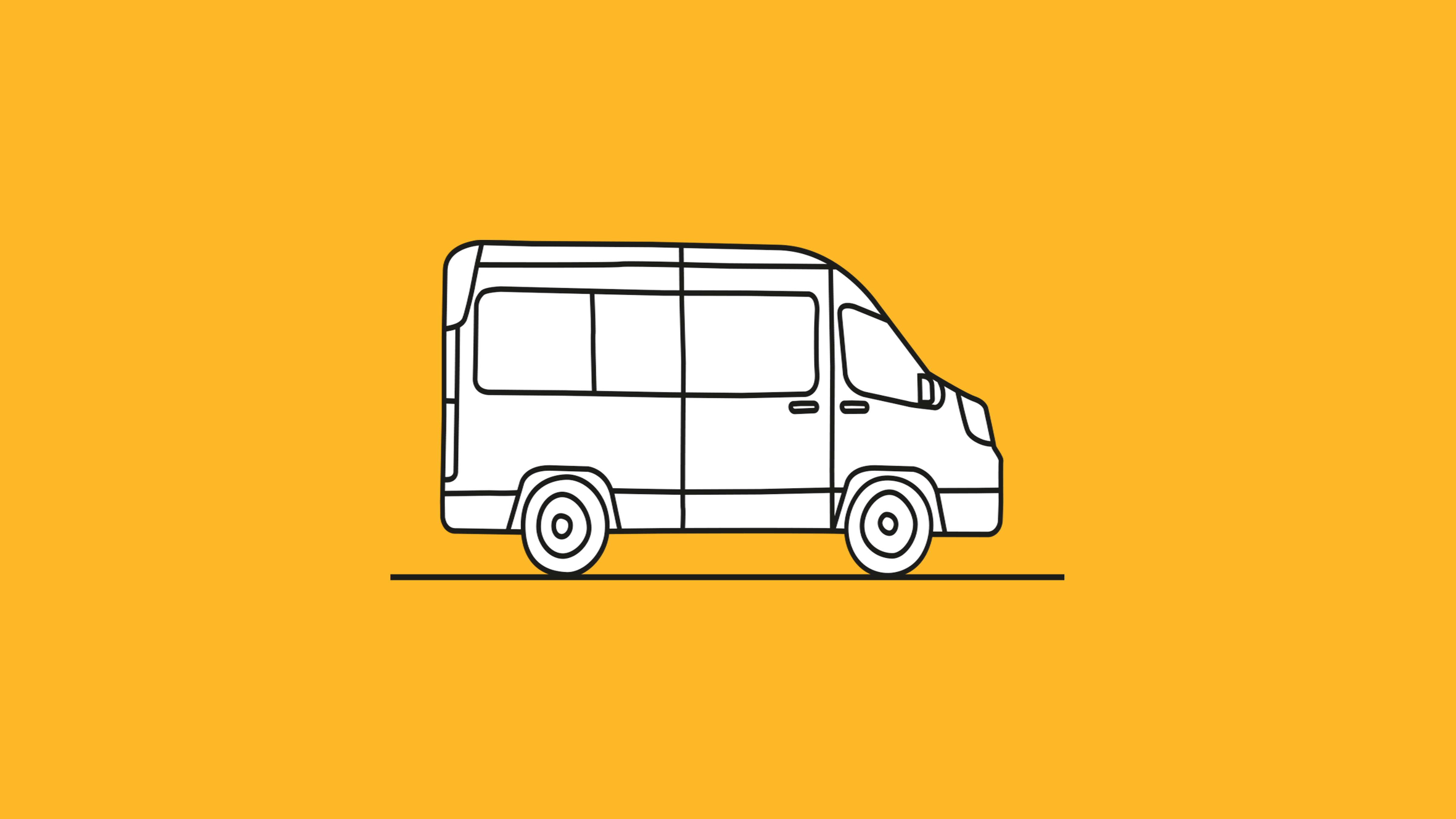 Bus van illustration