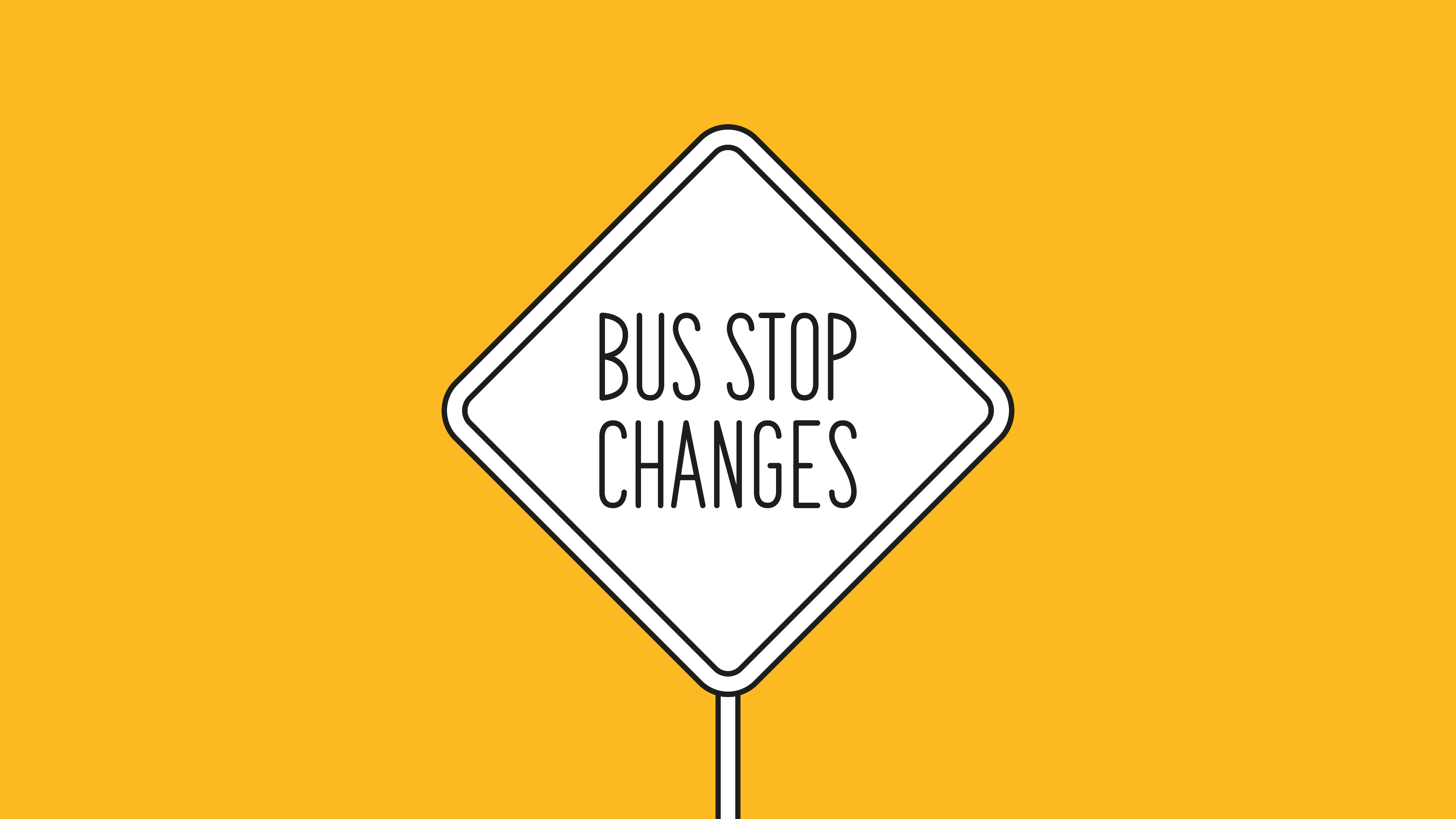 Bus stop changes