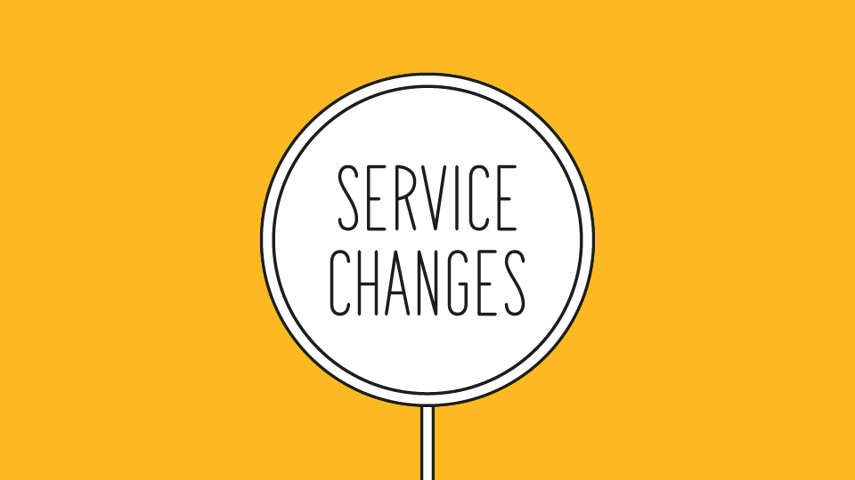 Service changes image